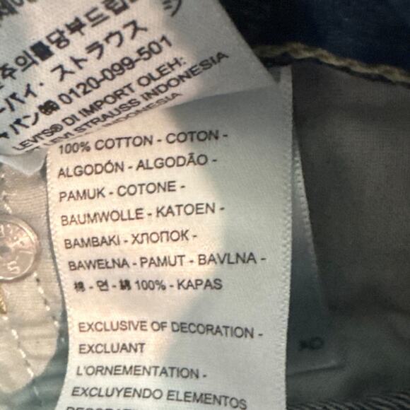 Levi's Low Pro Straight Jeans Women's Size 29/8 - Picture 6 of 10